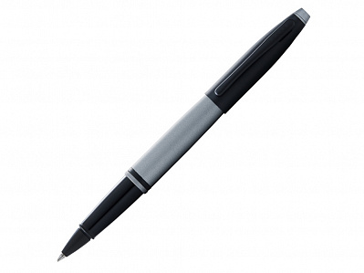 Ручка-роллер Calais Matte Gray and Black Lacquer (Серый/черный)