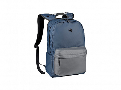 Рюкзак с отделением для ноутбука 14 и с водоотталкивающим покрытием (Синий/серый)
