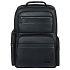 Рюкзак для ноутбука Santiago с кожаной отделкой, черный - Фото 2