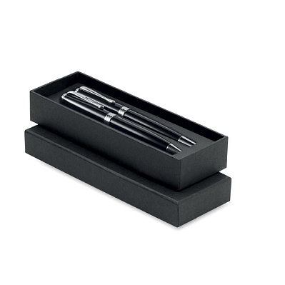 Ball pen and roller set (Чёрный)