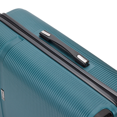 Чемодан TORBER Onego, зелёный, ABS-пластик, 69,5 х 46 х 26 см, 69 л