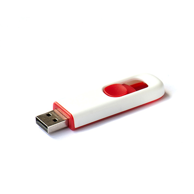 Пластик 08 Слайд промо, синий, 4Гб