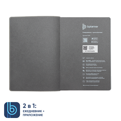 Ежедневник Bplanner.04 (серый)