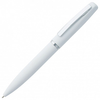 Ручка шариковая Bolt Soft Touch, белая (Белый)