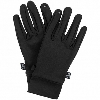 Перчатки Knitted Touch, черные (Черный)