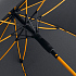 Зонт-трость с цветными спицами Color Style, оранжевый - Фото 2