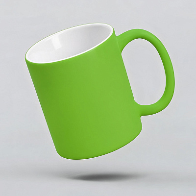 Кружка с покрытием soft-touch Barrel of a Gum (Зеленое яблоко)