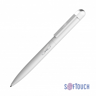 Ручка шариковая "Jupiter", покрытие soft touch  (Белый)