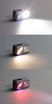 Налобный фонарь "Hunter", серый