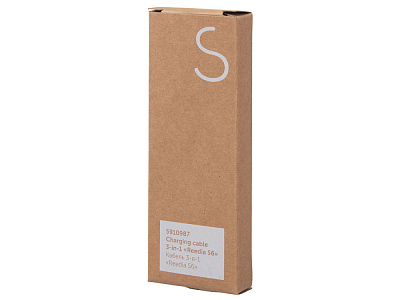 Кабель 3-в-1 с подсветкой лого Reedia S6