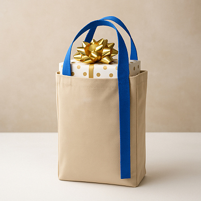 Шоппер Superbag Pack (M) (неокрашенный с синим)