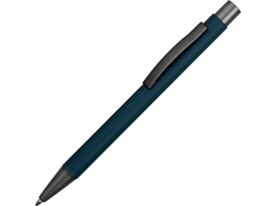 Ручка металлическая soft-touch шариковая Tender (Морская волна)