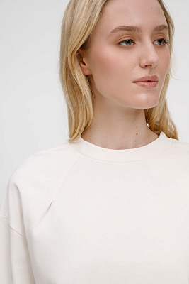 Свитшот унисекс Sinkopa, молочно-белый