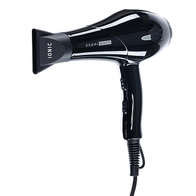 Фен DEWAL BEAUTY Optima Black, черный, 2200 Вт, 1 насадка