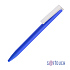 Ручка шариковая "Clive", синий, покрытие soft touch, синий с серебристым - Фото 1