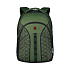 Рюкзак WENGER Sun 16'', зеленый со светоотражающим принтом, полиэстер, 35x27x47 см, 27 л - Фото 1