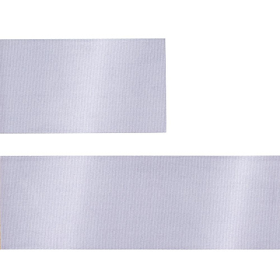 Лента сатиновая Satin 35 S, серая, 10 см