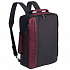 Рюкзак для ноутбука 2 в 1 twoFold, серый с бордовым - Фото 1