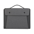 Мобильный офис с беспроводным зарядным устройством 5000 mAh, серый с черным - Фото 3