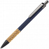 Ручка шариковая Cork, синяя - Фото 1