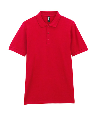 Футболка поло PREMIUM COTTON ADULT DOUBLE PIQUE, КРАСНЫЙ XL (Красный)