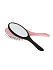 Щетка Dewal Beauty серия "Дуэт" с нейлоновым штифтом, овальная, розовая с черным - Фото 2