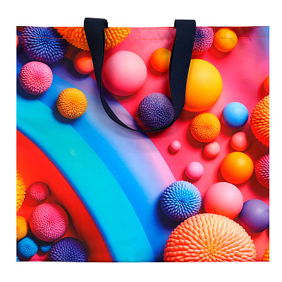 Сумка для покупок Sling с полноцветной печатью (Синий) Сумка для покупок Sling с полноцветной печатью (Синий)