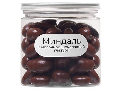 Миндаль в молочной шоколадной глазури Glazura, 140 гр
