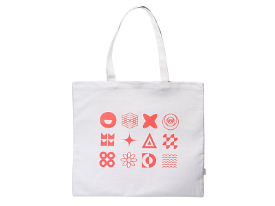 Сумка-оверсайз Rejenny из переработанного хлопка 320 г/м2 с термотрансфером (Светло-серый)