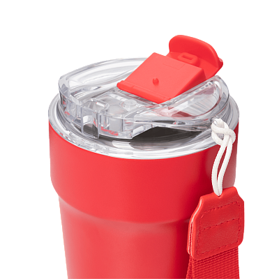 Термокружка вакуумная Монако (Monaco), красная