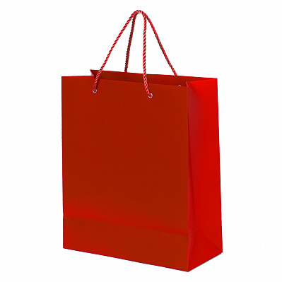 Пакет подарочный GLAM 27х12х32  см  (Красный)