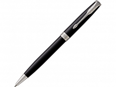 Ручка шариковая Parker Sonnet Core Black Lacquer CT (Черный глянцевый/серебристый)