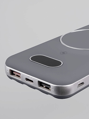 Внешний аккумулятор Omni Pro 10000 мАч, серый