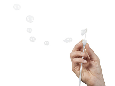 Круглый диспенсер для мыльных пузырей Blubber