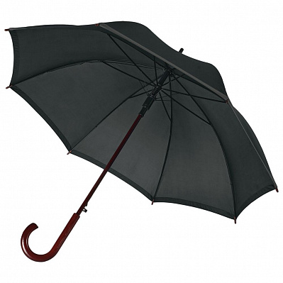 Зонт-трость светоотражающий Reflect  (Черный)