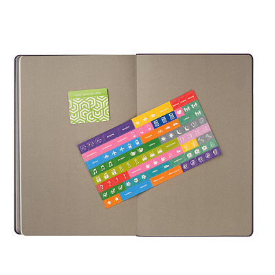 Ежедневник Рейн (Rain) недатированный, фиолетовый