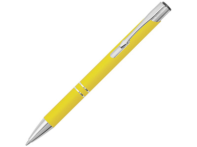 Ручка металлическая шариковая Legend Gum soft-touch (Желтый)