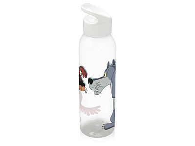 Бутылка для воды Жил-был Пес (Прозрачный/белый)