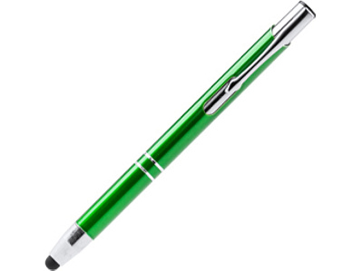 Ручка-стилус металлическая шариковая KRUGER (Зеленый)