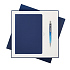Подарочный набор Spark, синий (ежедневник, ручка) - Фото 1