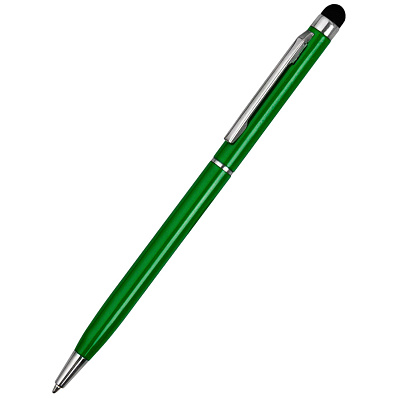 Ручка металлическая Dallas Touch, зеленая (Зеленый)