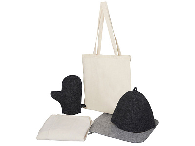 Банный набор с парео Healing Light, женский (Серый)