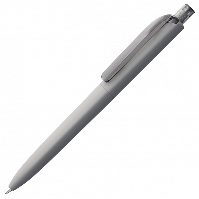 Ручка шариковая Prodir DS8 PRR-T Soft Touch, серая (Серый)