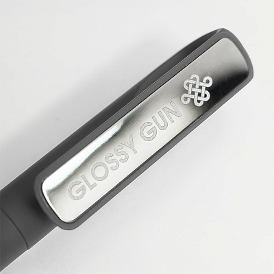 Ручка шариковая GLOSSY GUN с покрытием soft touch