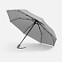 Зонт складной Hard Work с проявляющимся рисунком, серый - Фото 1