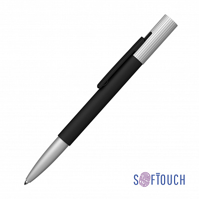Ручка шариковая "Clas", покрытие soft touch  (Черный)