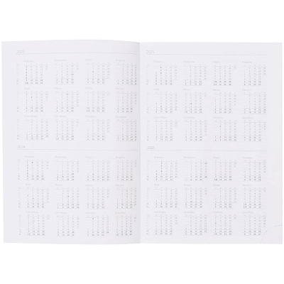 Ежедневник Favor Metal, недатированный, красный