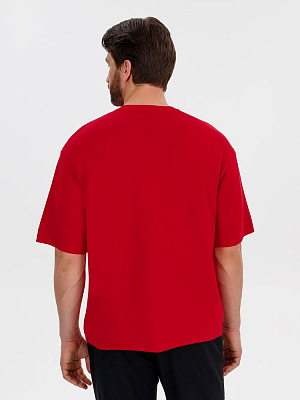 Джемпер с коротким рукавом Siluetti Volumica, красный