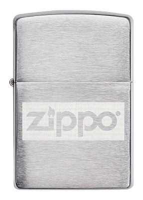 Подарочный набор ZIPPO: фляжка 89 мл и зажигалка, латунь/сталь, серебристый, в коробке с подвесом