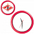 Часы настенные "ПРОМО" разборные ; красный, D28,5 см; пластик - Фото 1